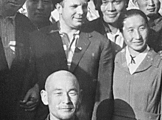 Ю.А.Гагарин Барскоон капчыгайында. 1964-жыл